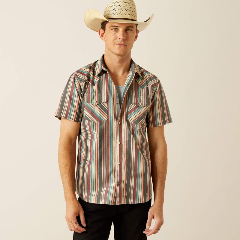 Ariat Men's Haven Retro Fit Black Shirt 10058714 Ariat Men's Haven Retro Fit Black Shirt 10058714