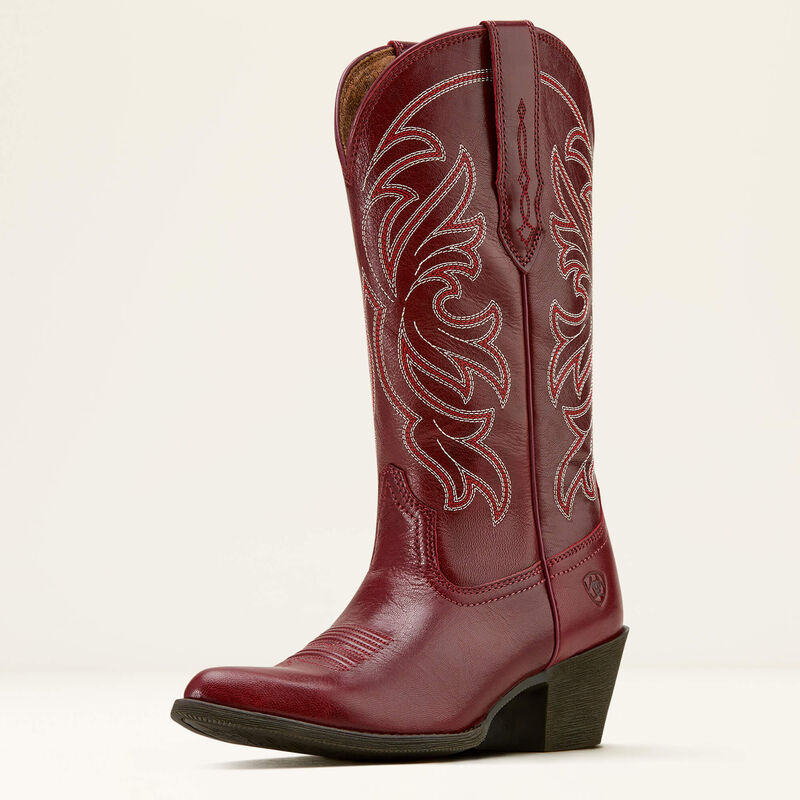 Ariat Women's Heritage J Toe StretchFit Western Boot, Sangria, 9 B
