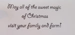 CJ Brown Christmas Card “Faithful Farm”
