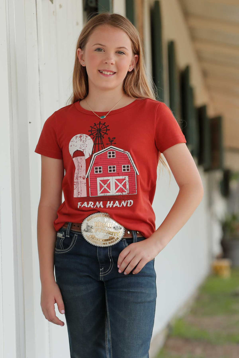 Girls Cruel Girl Farm Hand Tee Horse Creek Outfitters