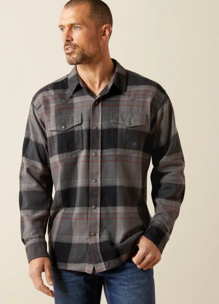 off the shoulder white dress Ariat Men's Team Orlando Classic Fit Blue & Tan Long Sleeve Shirt main image 1
