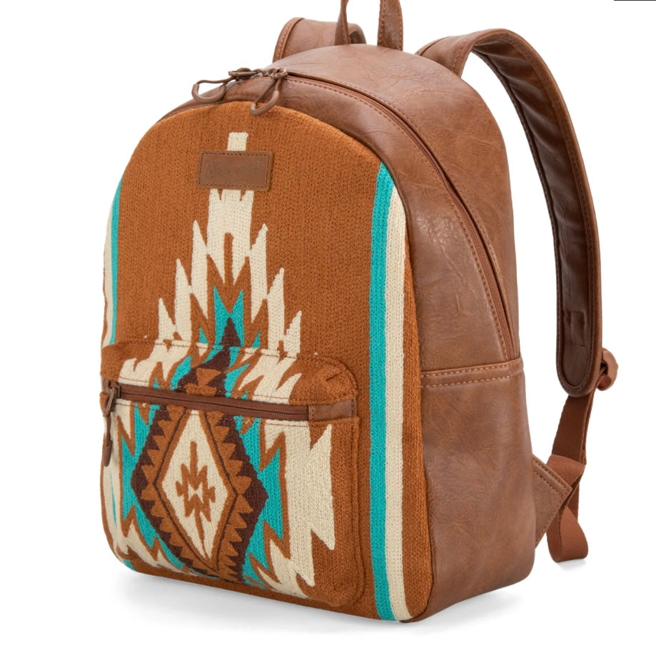 bdg mini tapestry backpack Wrangler Southwestern Knitted Brown Rio Marie Peacock Bass 11.2 L x 5.5 Model:PU1610MA 09202019