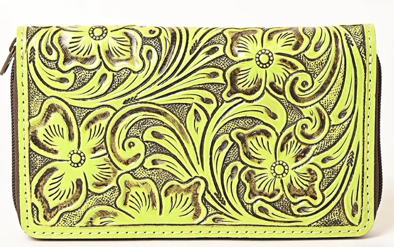 American Darling Antiqued Lime Green Wallet – Horse Creek Outfitters