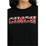 Cinch Black Logo Graphic Pullover