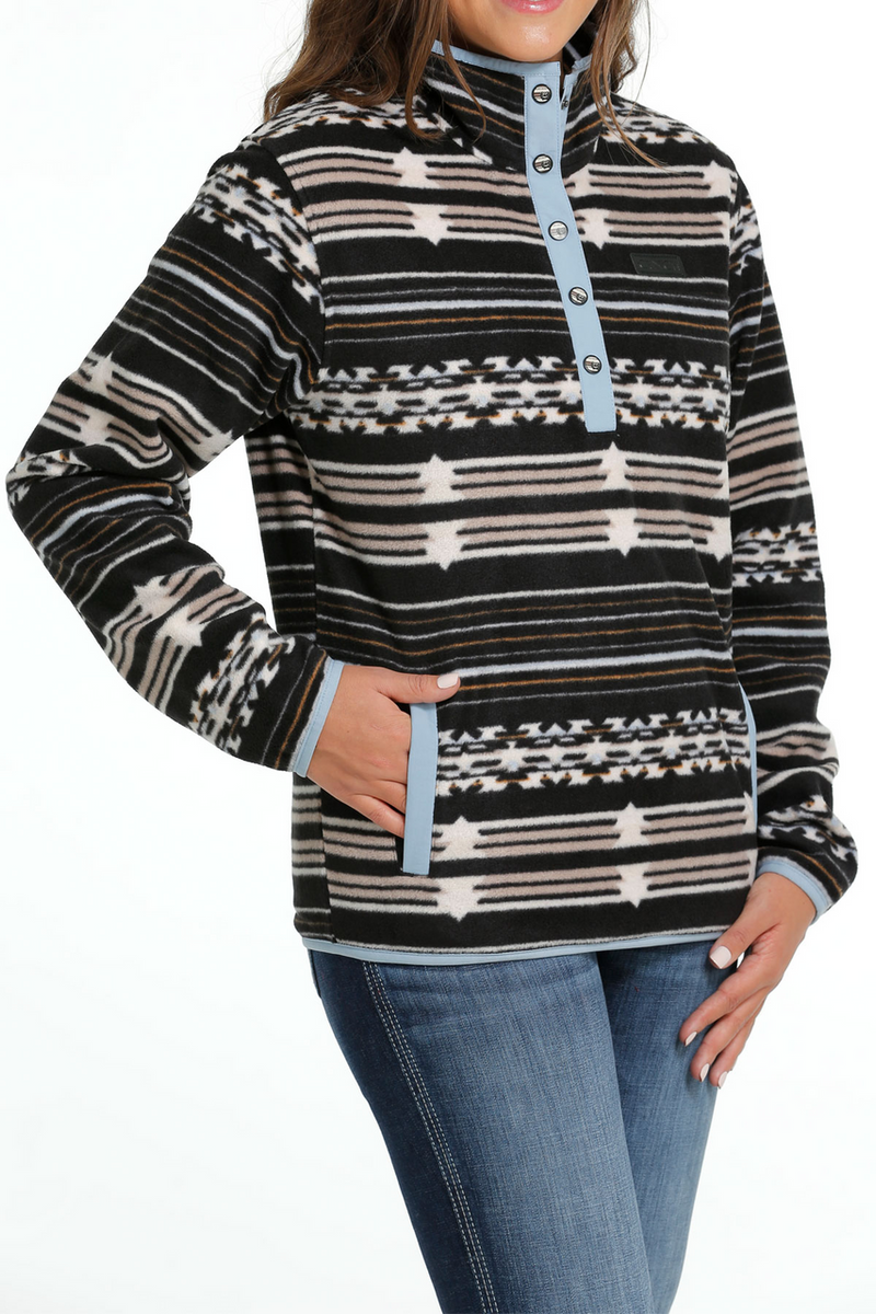 Cinch Black Aztec Fleece Women's Pullover – Horse Creek Outfitters