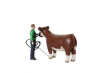 Cattle Showmen Kit: Boy Figure, Halter & Show Stick