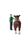 Cattle Showmen Kit: Boy Figure, Halter & Show Stick