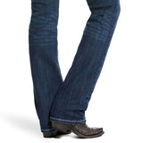 Ariat R.E.A.L. Mid Rise Stretch Ivy Stackable Straight Leg Jean- Dresden