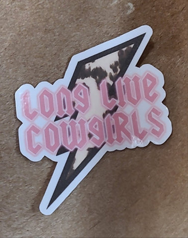 Long Live Cowgirl Sticker