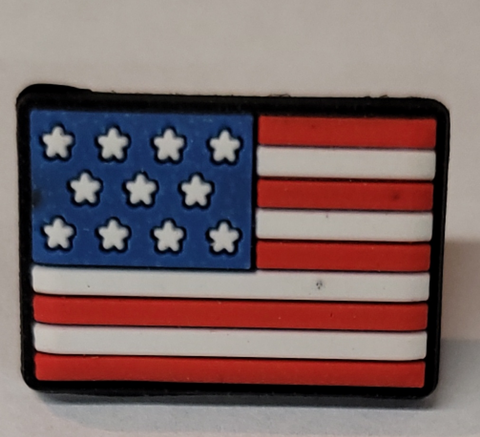 USA Flag Shoe/ Bag Charm