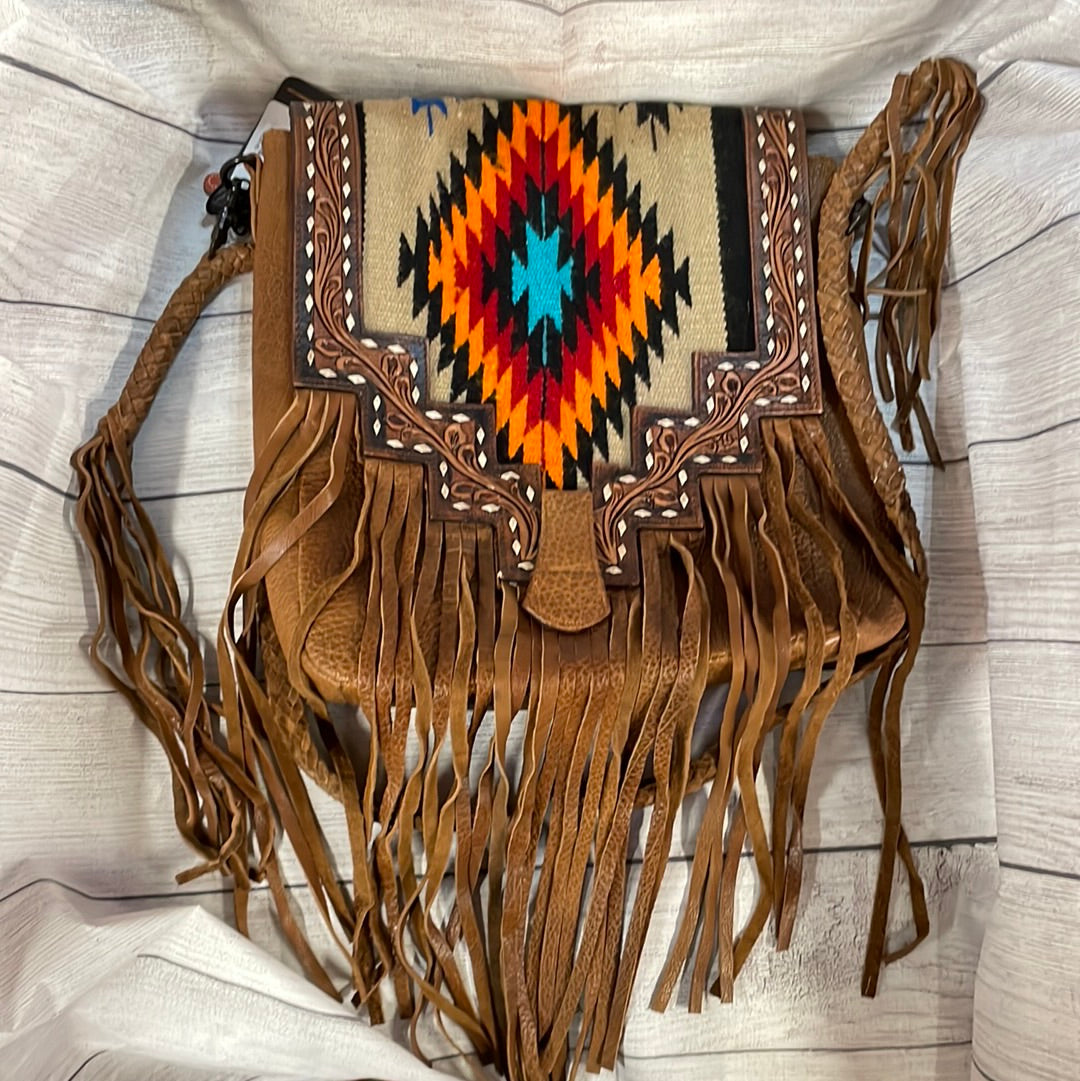 Women's Aztec Saddle Blanket Fringe Purse – Skip's Western Outfitters