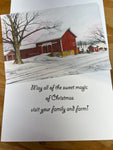 CJ Brown Christmas Card “Faithful Farm”