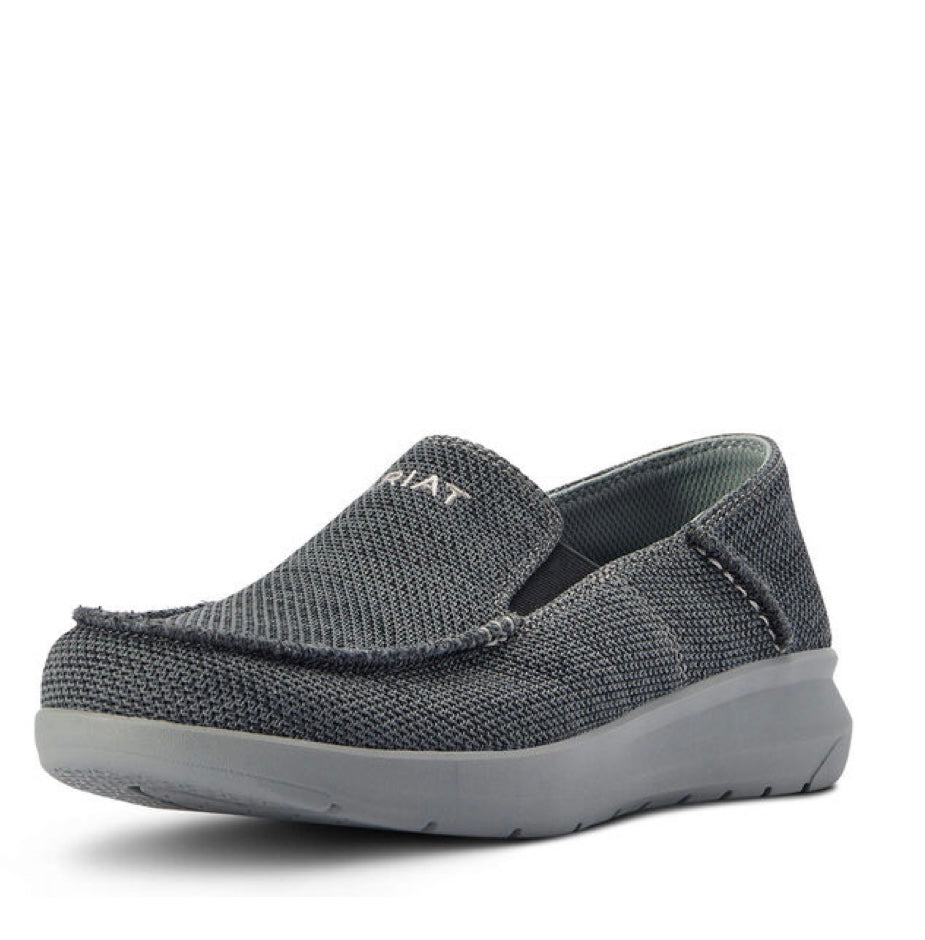 Ariat Men\'s Hilo 360 Slip-On Casual Shoes in charcoal grey.  Ariat Men main image 2