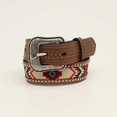 Ariat Kid’s Embroidered Inlay Round Concho Bent
