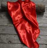 Solid Electric Red Wild Rag