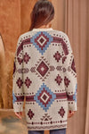 Aztec Inspired Sweater Cardigan