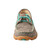 Twisted X Kid's Dust/Turquoise Boat Shoe Driving Mocs D Toe