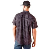 Ariat Men's Black Ventek Geo Print Shirt