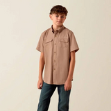 Ariat Boy's VentTEK Brown Shirt