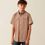Ariat Boy's VentTEK Brown Shirt