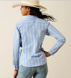 Ariat Girl’s Blue Striped Kirby Shirt
