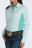 Cinch Women's Mint Striped Arenaflex Shirt