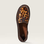 Ariat Women’s Cruiser- Chocolate Suede Leopard Hair on