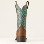 Ariat Women's Round Up Turquoise Blanket Embossed Boot