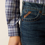 Ariat Boy's B5 Slim Nate Straight Leg Jeans-Cyclone