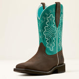 Ariat Women’s Callie Boot-Worn Hickory/Distressed Turquoise