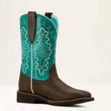 Ariat Women’s Callie Boot-Worn Hickory/Distressed Turquoise