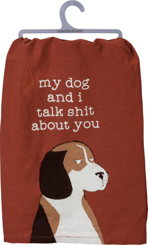 Dish Towel-My Dog And I