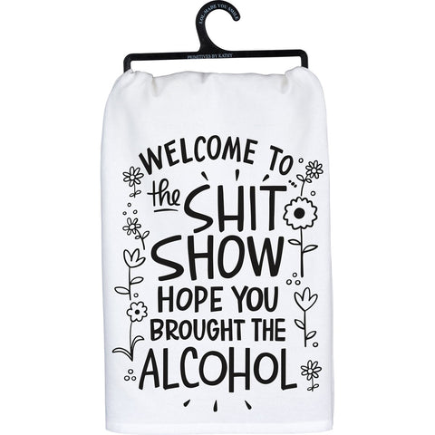 Dish Towel-Hope You Brought Alcohol