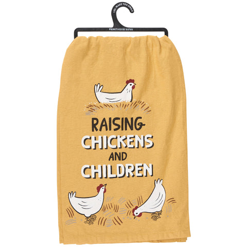 Dish Towel-Raising Chickens