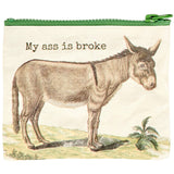 Broke Zipper Wallet