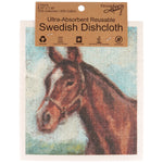 Grazing Horses Swedish Dishcloth Set