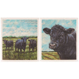 Angus Cows Swedish Dishcloth Set