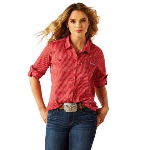 Ariat Women’s Equestrian Red Stripe Shirt