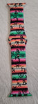 Serape & Brands Print Apple Silicone Western Watchband