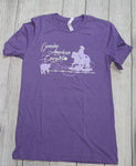 Purple Cutting Horse Tee