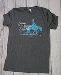 Pleasure Horse Tee-Gray