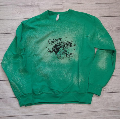 Giddy Up Jingle Horse Crew Neck