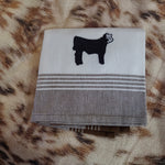 Baldy Cow Dish Towel