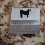Baldy Cow Dish Towel