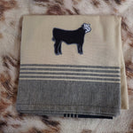 Baldy Cow Dish Towel