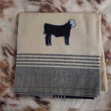 Baldy Cow Dish Towel