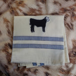 Baldy Cow Dish Towel
