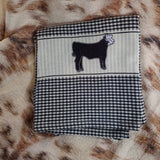 Baldy Cow Dish Towel