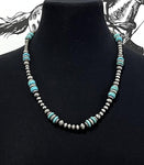 Faux Navajo Pearls & Turquoise
