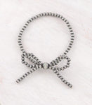Faux Navajo Pearl Bow Stretch Bracelet